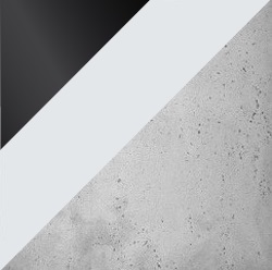 beton / czarny połysk / bezbarwny