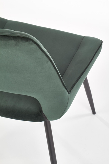 Krzesło K404 ciemny zielony
